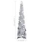 Preview: Künstlicher Pop-Up-Weihnachtsbaum Silber 120 cm PET