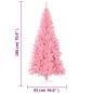 Preview: Künstlicher Weihnachtsbaum mit Ständer Rosa 180 cm PVC