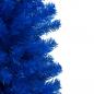 Preview: ARDEBO.de - Künstlicher Weihnachtsbaum mit Ständer Blau 180 cm PVC