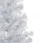 Preview: Künstlicher Weihnachtsbaum mit Ständer Silber 150 cm PET
