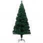 Preview: Künstlicher Weihnachtsbaum mit Ständer Grün 240 cm Glasfaser