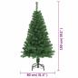 Preview: Künstlicher Weihnachtsbaum mit Dicken Zweigen Grün 150 cm PVC