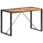 Preview: Esstisch 120x60x75 cm Massivholz mit Palisander-Finish
