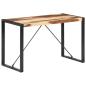 Preview: Esstisch 120x60x75 cm Massivholz mit Palisander-Finish