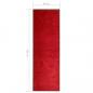 Preview: Fußmatte Waschbar Rot 60x180 cm 