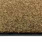 Preview: Fußmatte Waschbar Braun 60x90 cm 