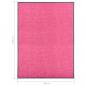 Preview: Fußmatte Waschbar Rosa 90x120 cm 
