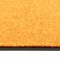 Preview: Fußmatte Waschbar Orange 90x120 cm 