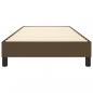 Preview: Bettgestell Dunkelbraun 80x200 cm Stoff