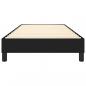 Preview: Bettgestell Schwarz 90x200 cm Stoff