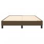 Preview: Bettgestell Dunkelbraun 140x200 cm Stoff