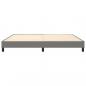 Preview: Bettgestell Dunkelgrau 200x200 cm Stoff