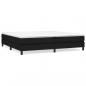 Preview: Bettgestell Schwarz 200x200 cm Stoff