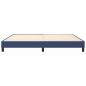Preview: Bettgestell Blau 200x200 cm Stoff