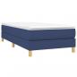 Preview: Bettgestell Blau 80x200 cm Stoff