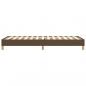 Preview: Boxspringbett Dunkelbraun 90x190 cm Stoff