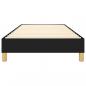 Preview: Bettgestell Schwarz 90x200 cm Stoff