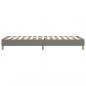 Preview: Bettgestell Dunkelgrau 100x200 cm Stoff