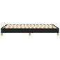 Preview: Bettgestell Schwarz 120x200 cm Stoff
