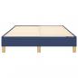 Preview: Boxspringbett Blau 120x200 cm Stoff