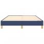 Preview: Bettgestell Blau 140x190 cm Stoff