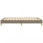 Preview: Bettgestell Taupe 140x200 cm Stoff