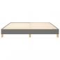 Preview: Bettgestell Dunkelgrau 160x200 cm Stoff