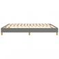 Preview: Bettgestell Dunkelgrau 160x200 cm Stoff