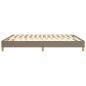 Preview: Bettgestell Taupe 160x200 cm Stoff