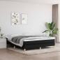 Preview: ARDEBO.de - Bettgestell Schwarz 180×200 cm Stoff