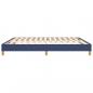 Preview: Bettgestell Blau 180×200 cm Stoff