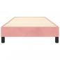 Preview: Bettgestell Rosa 90x200 cm Samt
