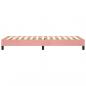 Preview: Bettgestell Rosa 90x200 cm Samt