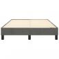 Preview: Bettgestell Dunkelgrau 120x200 cm Samt