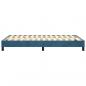 Preview: Bettgestell Dunkelblau 120x200 cm Samt
