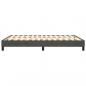 Preview: Bettgestell Dunkelgrau 140x200 cm Samt