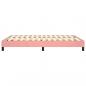 Preview: Bettgestell Rosa 140x200 cm Samt