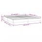 Preview: Bettgestell Dunkelgrau 160x200 cm Samt