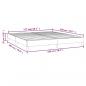 Preview: Bettgestell Dunkelgrau 180×200 cm Samt