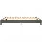 Preview: Bettgestell Dunkelgrau 200x200 cm Samt