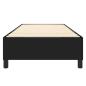 Preview: Bettgestell Schwarz 80x200 cm Stoff