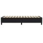 Preview: Bettgestell Schwarz 80x200 cm Stoff