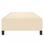 Preview: Bettgestell Creme 80x200 cm Stoff