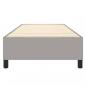 Preview: Bettgestell Hellgrau 90x190 cm Stoff