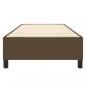 Preview: Bettgestell Dunkelbraun 90x190 cm Stoff