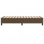 Preview: Bettgestell Dunkelbraun 90x190 cm Stoff