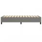 Preview: Bettgestell Dunkelgrau 100x200 cm Stoff