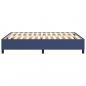 Preview: Bettgestell Blau 140x190 cm Stoff