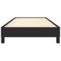 Preview: Bettgestell Schwarz 90x190 cm Stoff