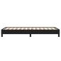 Preview: Bettgestell Schwarz 90x190 cm Stoff